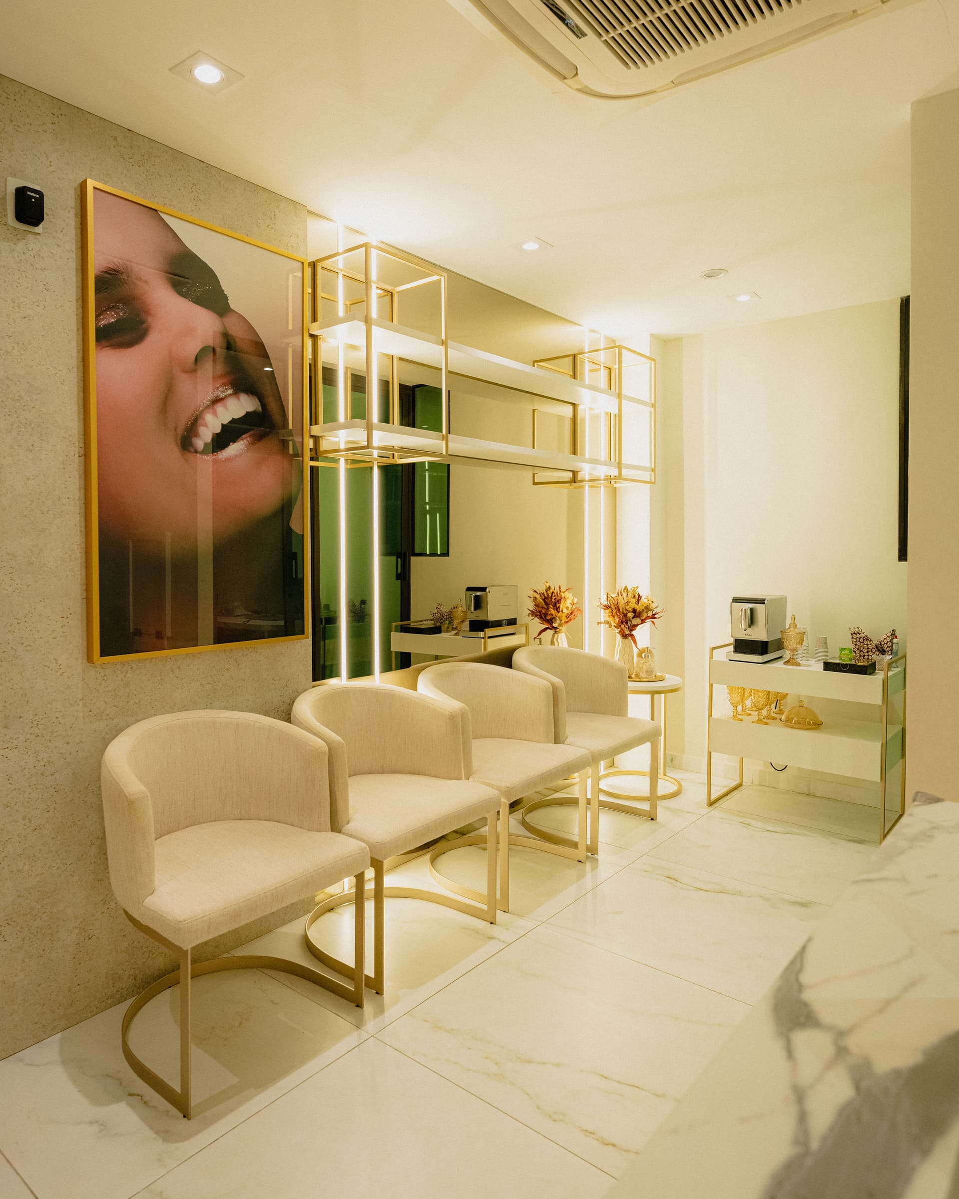 Interior da clínica Imerse, desenhado para conforto e privacidade